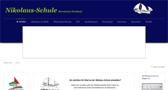 Desktop Screenshot of nikolausgrundschule.de