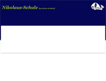 Tablet Screenshot of nikolausgrundschule.de